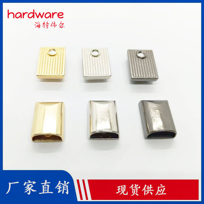 in stock supply zipper end buckle metal rectangular pull end clip diy bag 5 zipper hardware