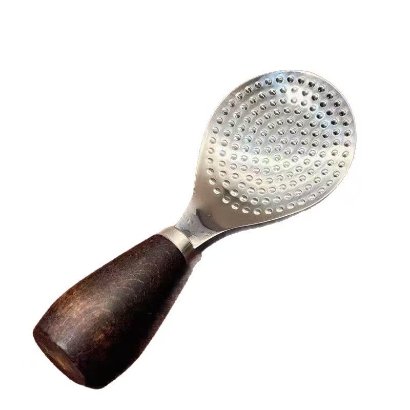 New Stainless Steel Rice Chicken Wing Wooden Spoon Rice Shovel Household Rice Cooker Vertical Spoon for Rice Serving High Temperature Resistance