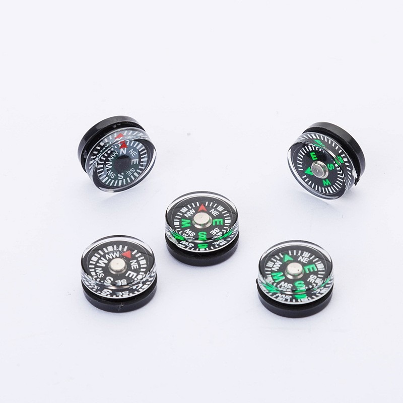 Factory Direct Sales 12/15/16mm Compass Precision Oil Injection Plastic Outdoor Compass Mini Compass North Needle