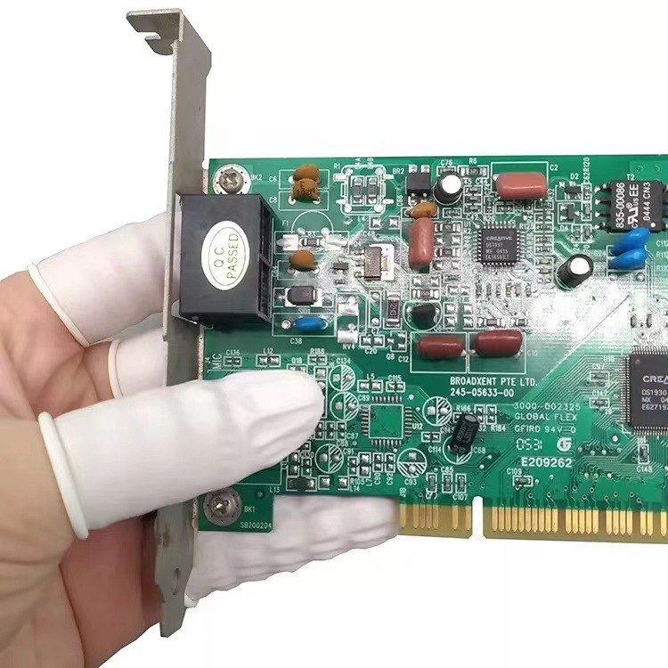 Supply of Disposable White Dust-Free Finger Cots, Beauty Tattoo Protection, Wear-Resistant, Anti-Static Latex Finger Cots