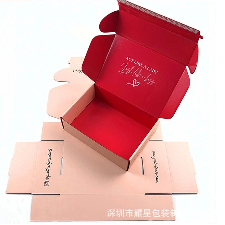 Manufacturer's Sky and Earth Box, Book-Shaped Clothing and Cosmetics, Super Hard Carton Square Ready-Made Express Box Packaging Box