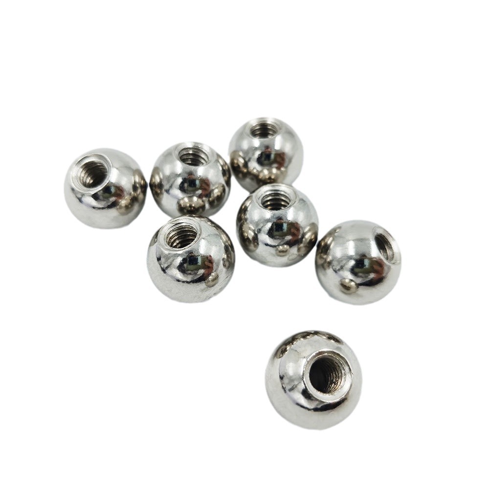 17mm diameter ball turn 1/4 screw hole ball hole mobile phone clamp flat clamp Universal arm metal adapter steel ball head