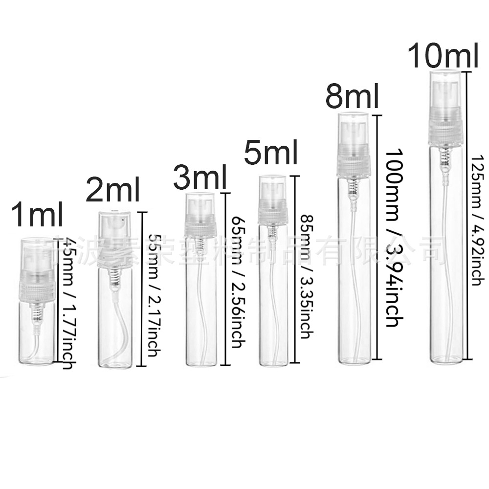 Cross-Border Perfume Pen Perfume Bottle Plastic Spray Bottle Refill Bottle Trial Perfume Sample