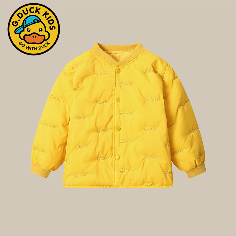 Little Yellow Duck down Jacket Liner School Uniform Handy Gadget Boys and Girls Tops Winter Children's Inner Wear and Outer Wear Warm Jackets