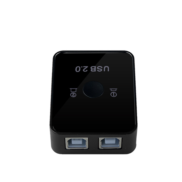 uSB Printer Sharer Automatic Network-free Switching Splitter One-to-two Converter Computer uSB Flash Drive Splitter