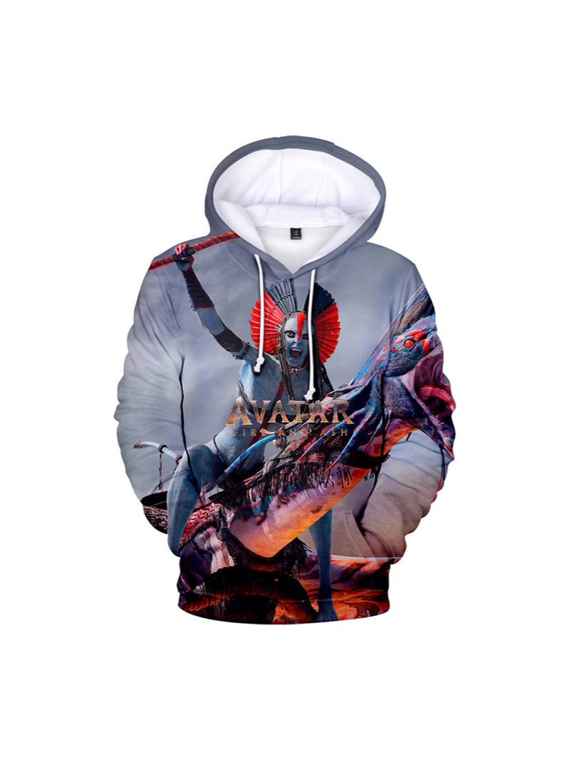 Avatar: Fire and Ash Sweatshirt Pullover Hoodie Fleece Top