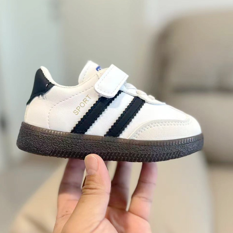 Children's Shoes Spring and Autumn New Children's sneaker Boys' German Training Shoes Casual All-match Girls' Skate Shoes Velcro Baby Shoes