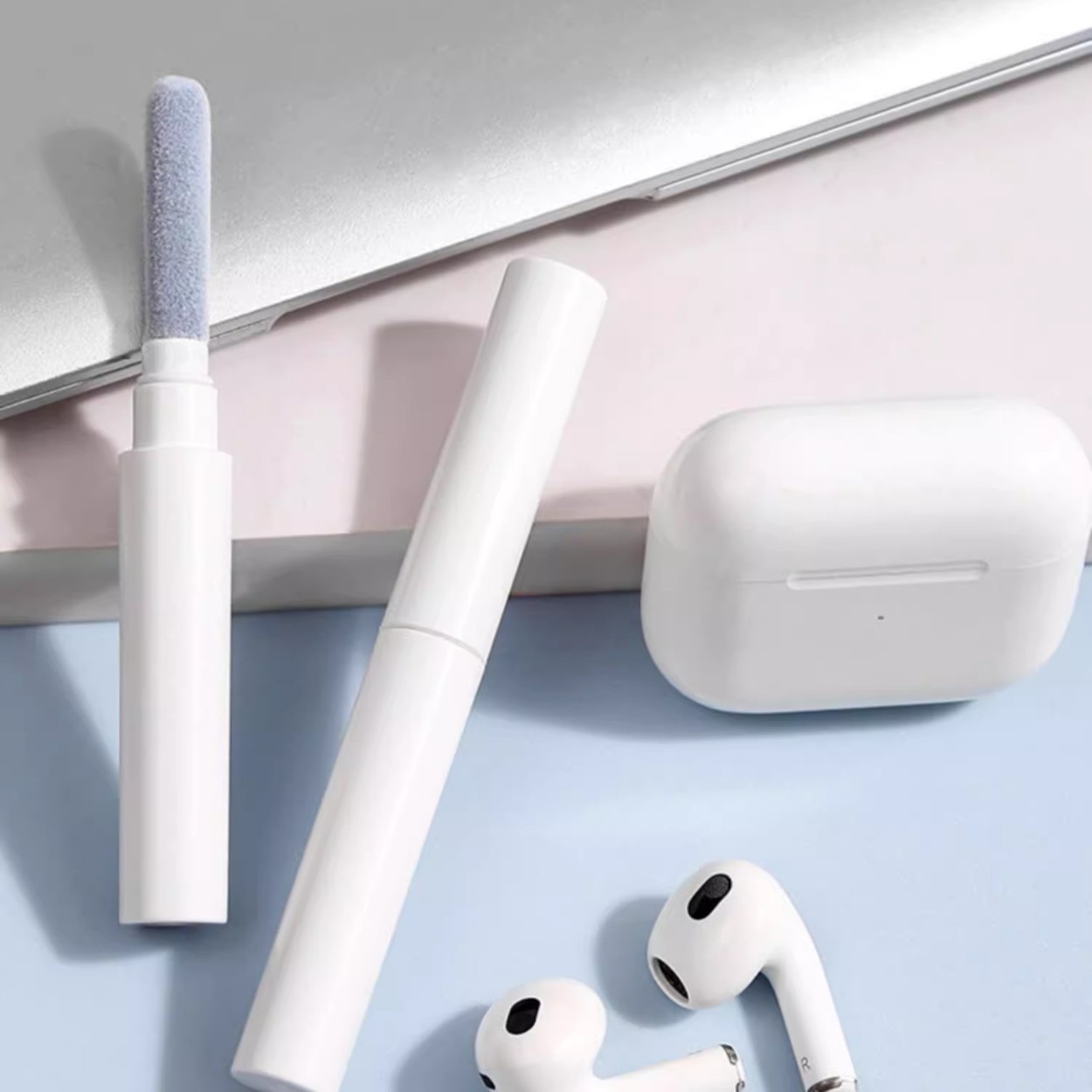 Suitable for airpods headset cleaning pen headset charging bin cleaning brush Bluetooth headset cleaning tool suit