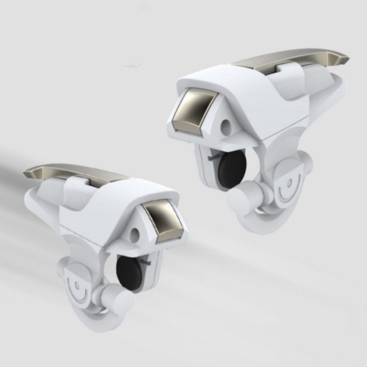 Chicken Eating Artifact Continuous Automatic Press Gun Peace Elite Game Handle Metal Mechanical Button Hand Travel Assistant