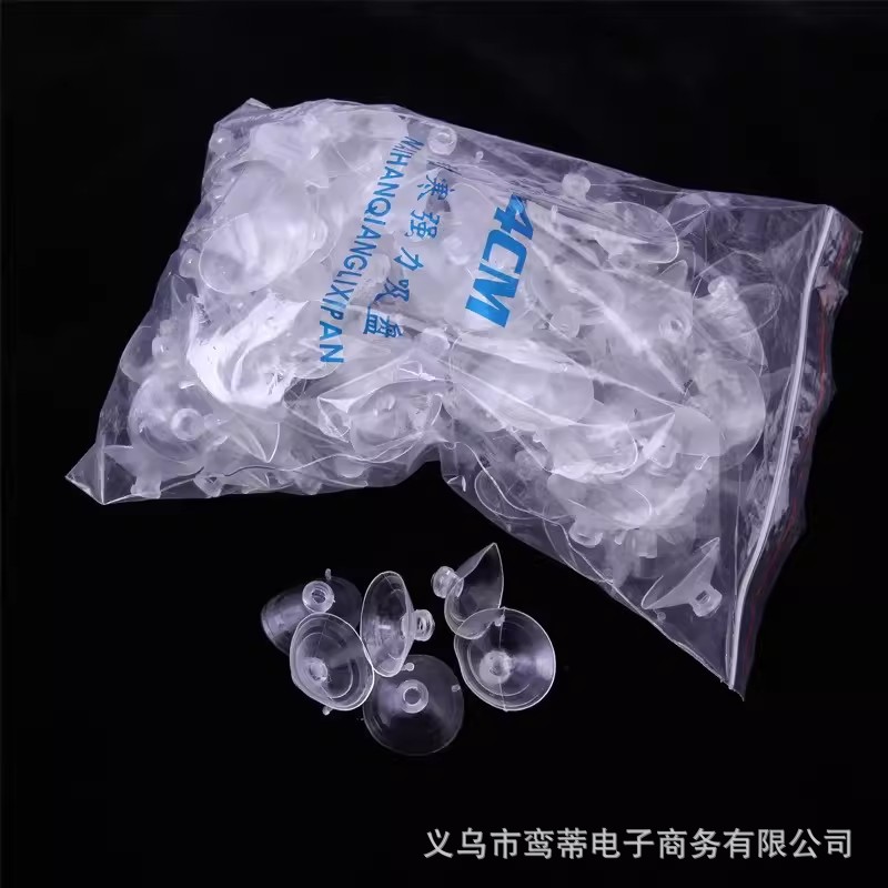 Wedding car decoration 4cm transparent suction cup lollipop wedding car decoration suction cup float fixed mushroom head strong suction cup