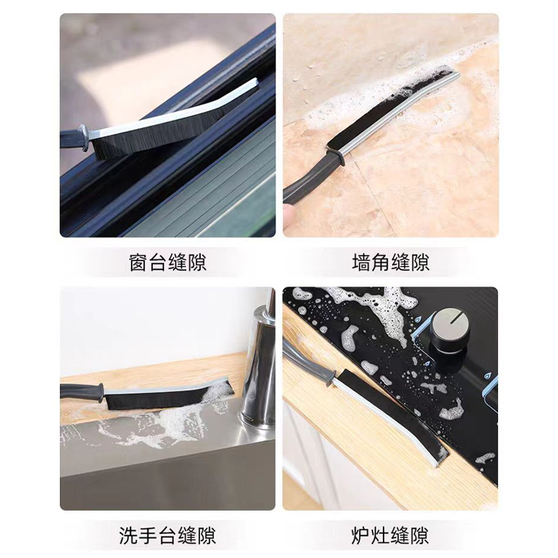Household Kitchen Sink Faucet Gap Cleaning Brush Bathroom Bathtub Dead Corner Cleaning Plastic Handle Gap Brush