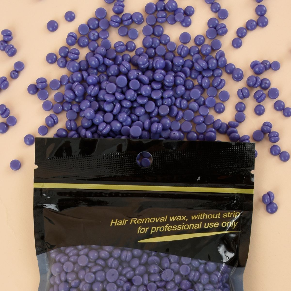 Hair Removal Wax Beans Natural Ingredients Solid Particles Beeswax Hair Removal Hard Wax Mild and Non-Irritating Paper-Free Wax Waxkiss