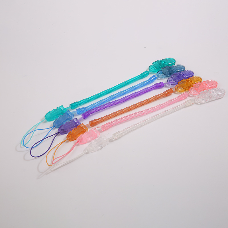 Manufacturer Wholesale Baby Pacifier Chain Spring Chain Baby Toy Hanging Chain Retractable Spring Rope Elastic Rope for Infants and Children