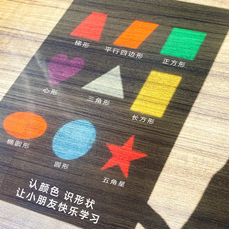 Custom colored cellophane handmade DIY transparent transparent hard sheet children colorful plastic paper A5 A4 A3