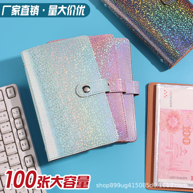 Cross-Border Exclusive 2025 New Version of Money Saving Book Banknote Coin Collection Book Commemorative Banknote Storage Bag Card Bag Coin Purse