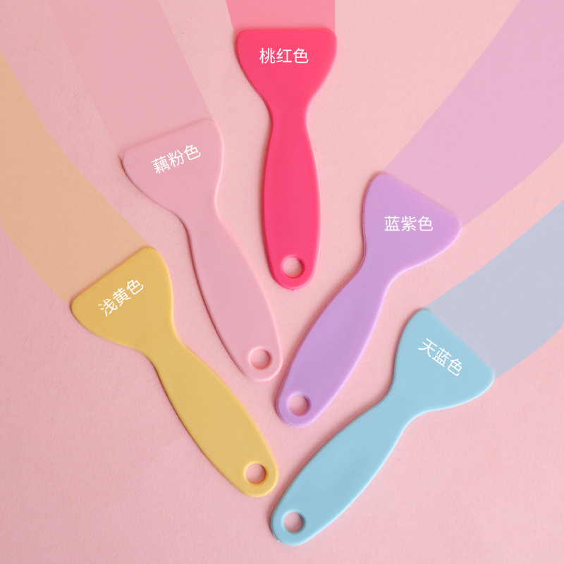 6cm Plastic Small Scraper Film Triangular Plastic Scraper Blade Car Beauty Scraper Hand Account Guka Sticker Tool