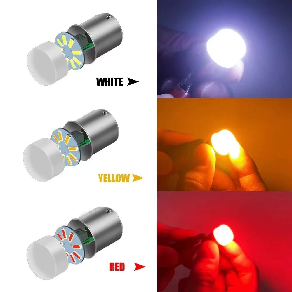 Factory Supply High-Brightness Frosted Small Bulb 1156 1157 Brake Light Modification for General Car Led Turn Signal