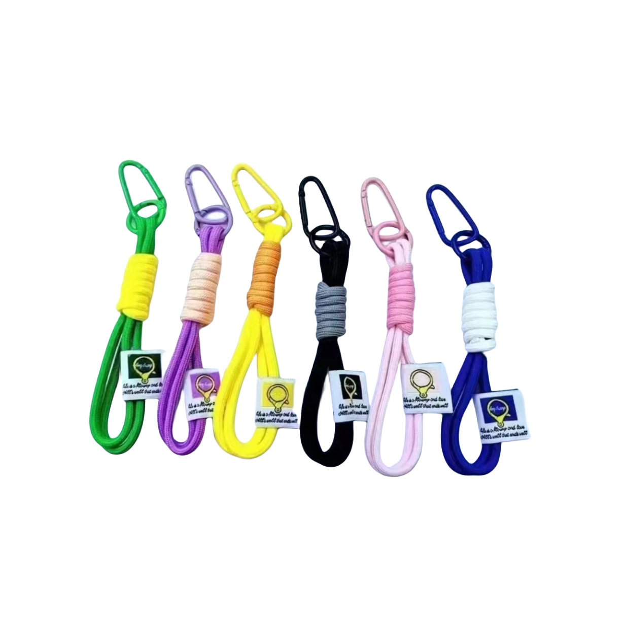 Trendy Mobile Phone Lanyard Keychain Wrist Rope Bag Pendant Universal Mobile Phone Case Anti-falling Water Cup Rope