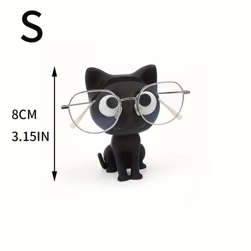 Cross-Border Popular Eyeglass Stand Creative Glasses Holder Ornaments Cat Glasses Frame Fun