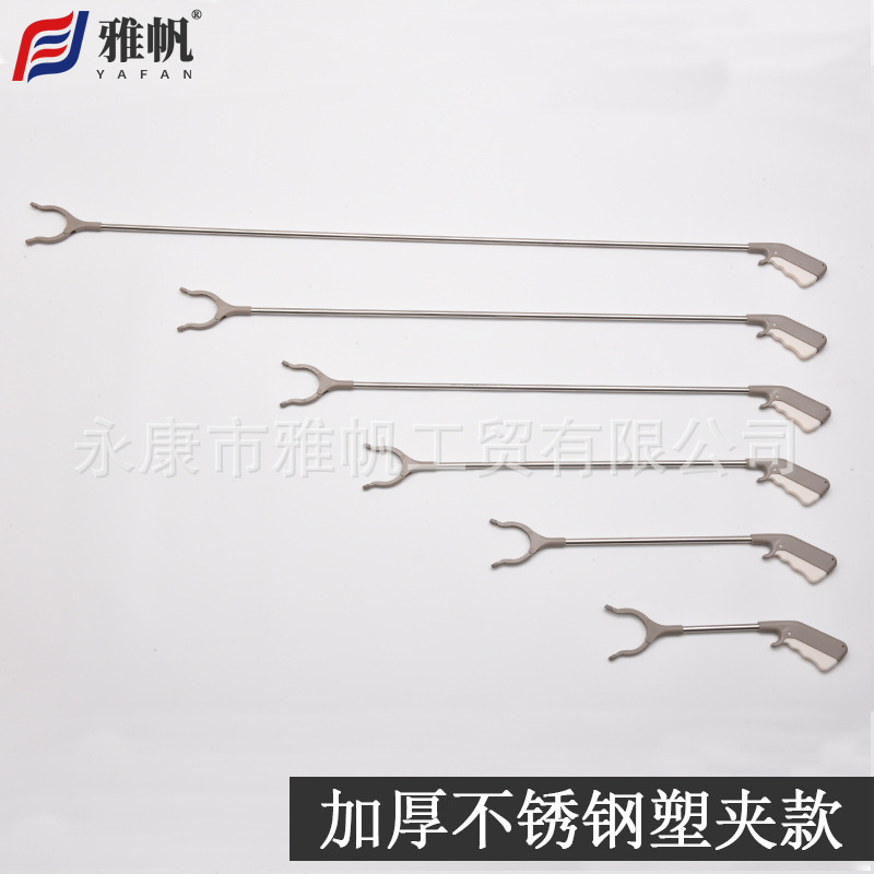 Утолщенный нержавеющий пластиковый зажим, щипцы для мусора, санитарные щипцы, сборщик мусора