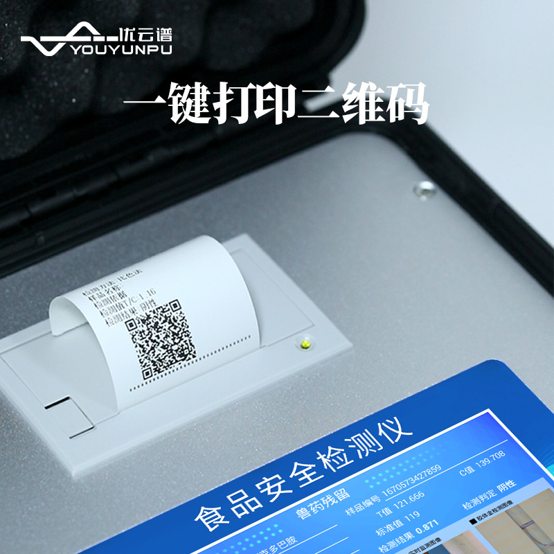 Multifunctional Food Safety Detector Portable Fruit, Vegetable and Meat Pesticide Residue Rapid Test Food Safety Comprehensive Detector
