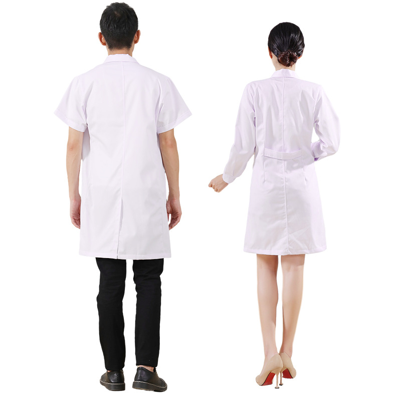Customized White Coats, Doctor Uniforms, Nurse Work Clothes, Men's and Women's Clinic, Beauty Hospital, School White Coats, Long-Sleeved Thick Style