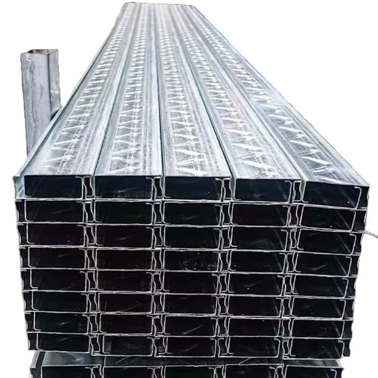 Galvanized C-Shaped Steel Channel for Photovoltaic Solar Energy Projects, Steel Structure Load-Bearing Joist, Can Be Processed into Hot-Dip Galvanized C-Shaped Steel Channel