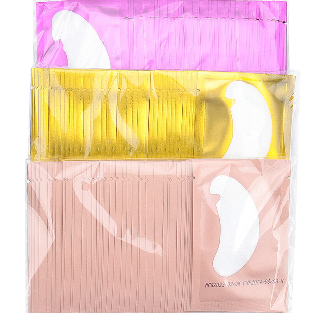 Новый стиль накладных ресниц, V-образные и U-образные патчи для глаз, изолированные патчи для верхних и нижних ресниц