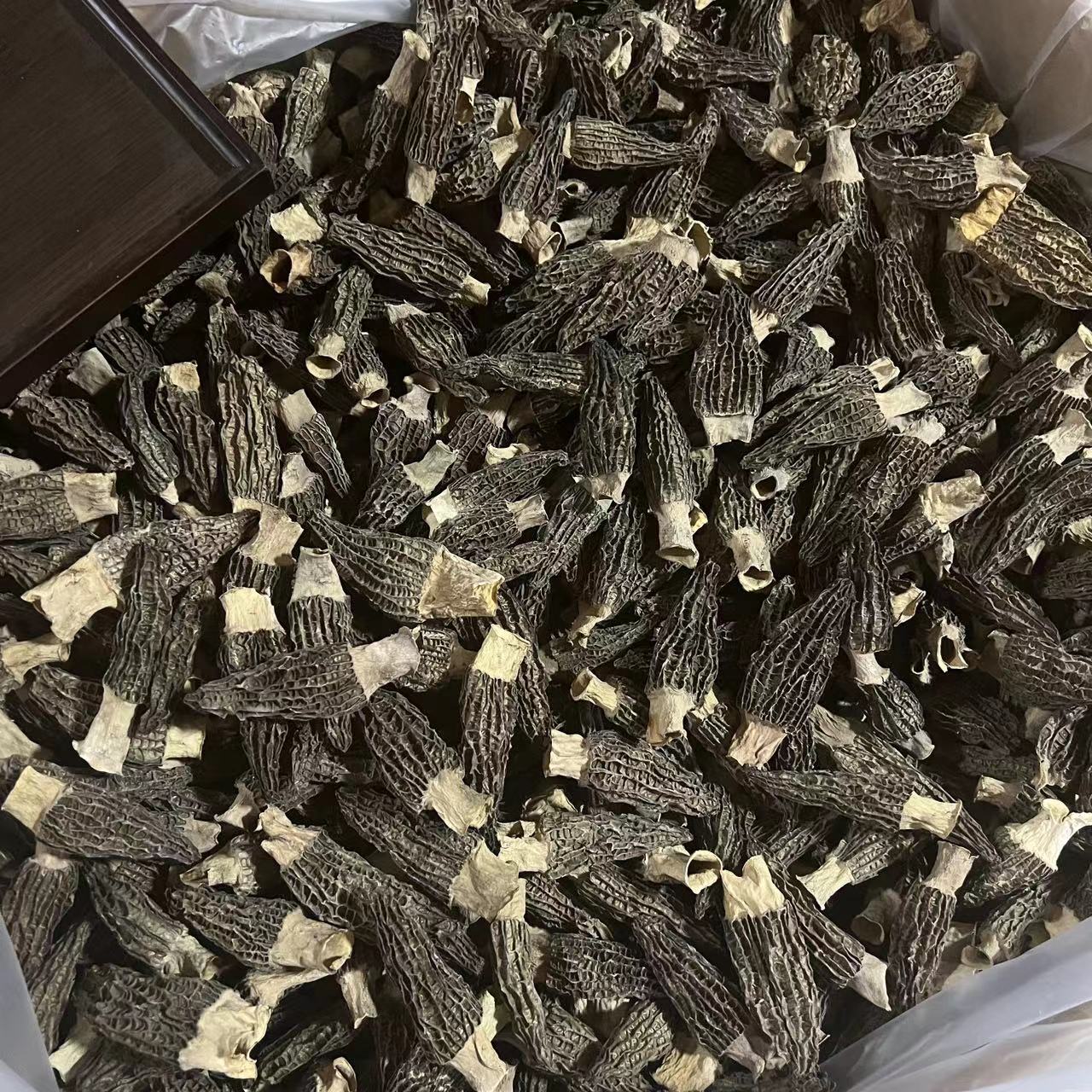 Yunnan 5-9 dried morchella 500g first crop dried morchella wholesale cut handle Morchella special offer free shipping