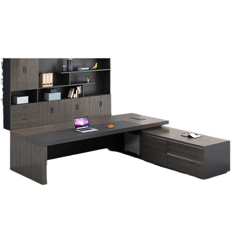 High-end boss office desk and chair combination manager desk president desk manager desk simple modern office furniture desk