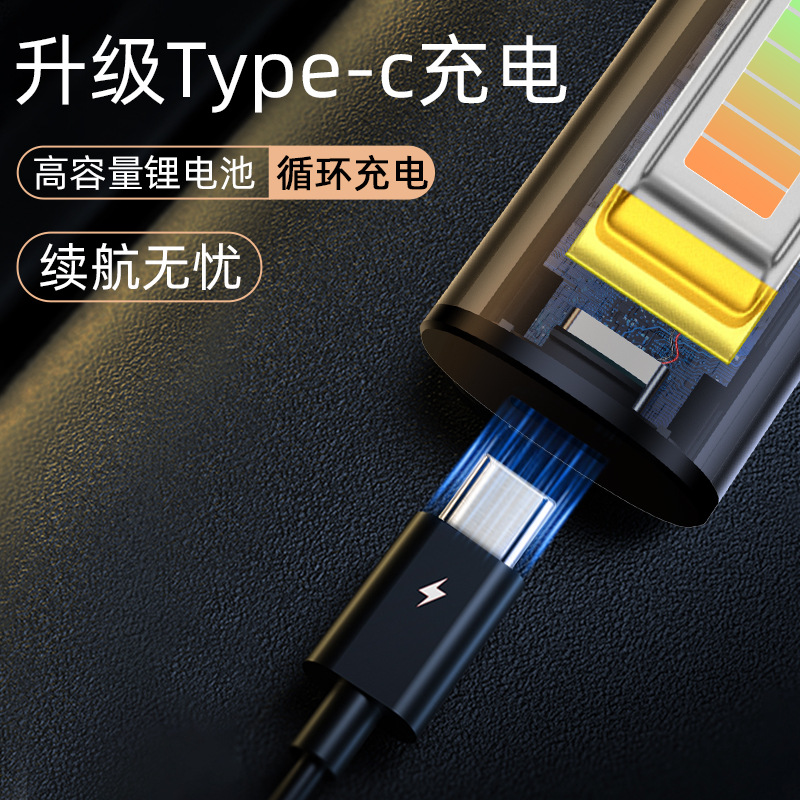 Alcohol Tester High-Precision Air Blowing Drunk Driving Measuring Instrument Alloy Portable Charging Detector English