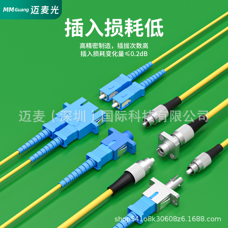 Fiber Optic Sc Simplex Flange Adapter Coupler Flange Connector Carrier-Class Extension Butt Connector Adapter