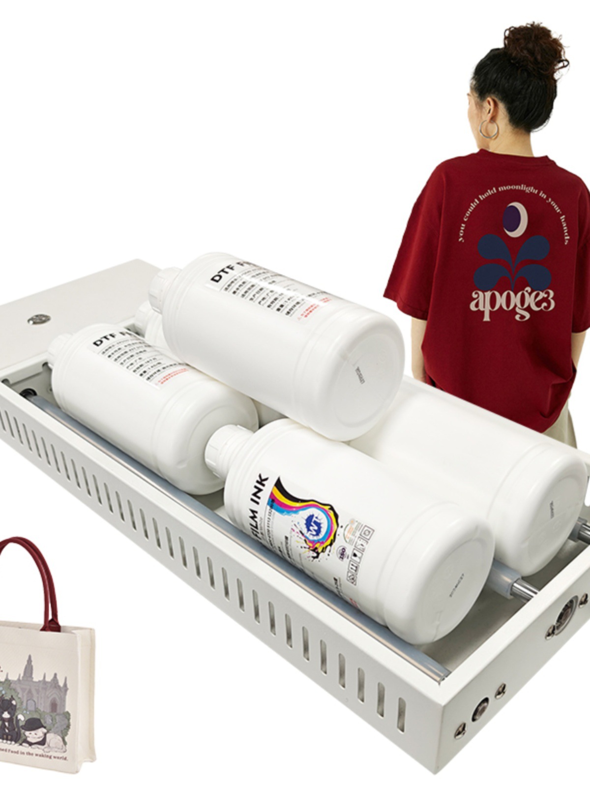 Dtf White Ink Heat Transfer White Ink Ink Shaker Machine Automatically Shakes the White Ink Precipitation before Printing