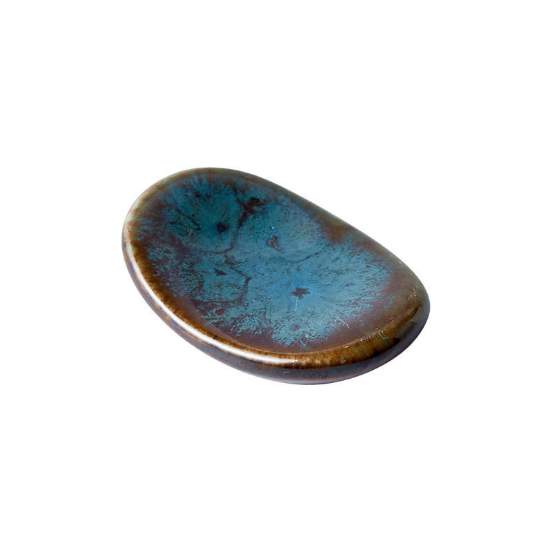 Japanese-style ceramic kiln change tableware chopsticks rack vintage restaurant hotel home creative chopsticks holder storage rack spoon pillow