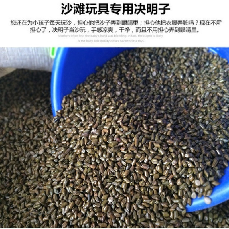 Cassia Seed Pillow Fully Filled with Raw Cassia Seed Pillow Core Dust Removal and Polishing Large Particle Pillow Sand Pool Sand Cassia Seed
