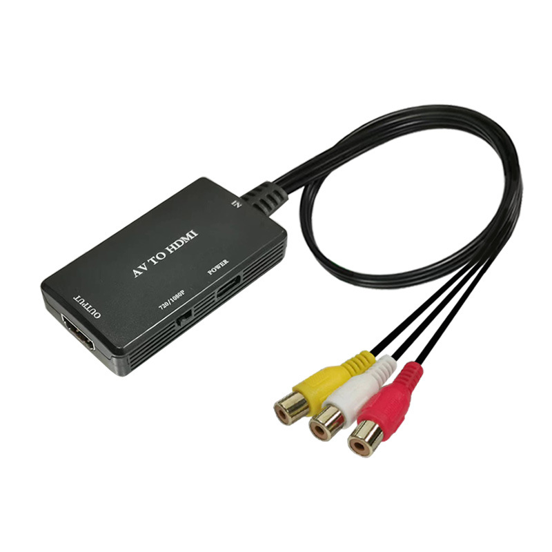 Manufacturers Supply Av to HDMI Converter Rca to HDMI 1080P Hd Rca Converter Good Compatibility
