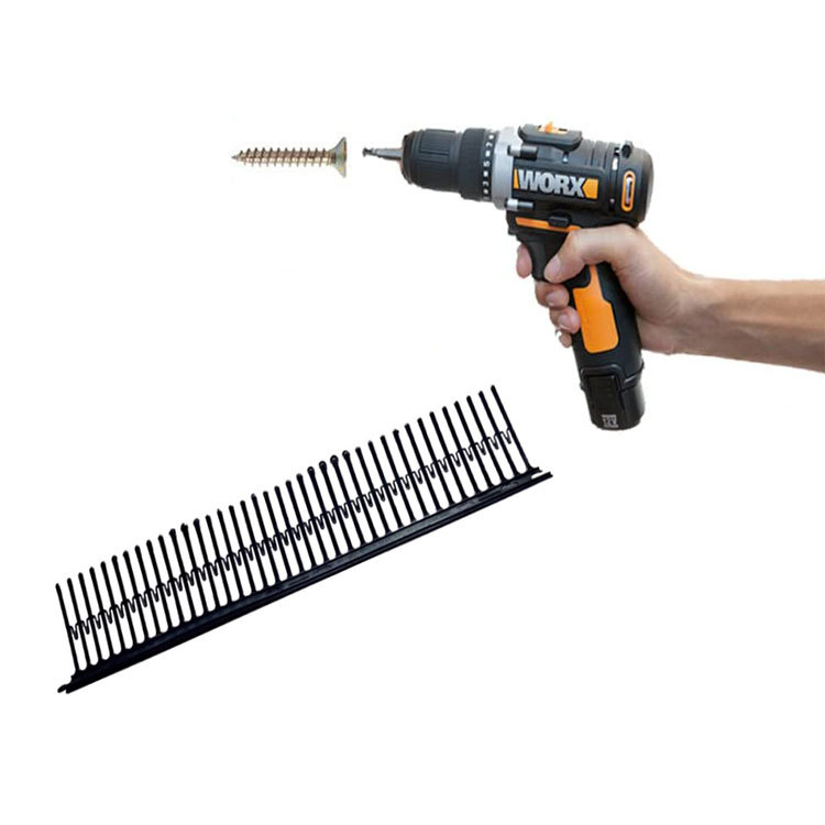 Factory direct Bird blocker to prevent birds and bats from entrenching birds to strengthen the eaves ventilation 1 meter plastic anti-bird Thorn