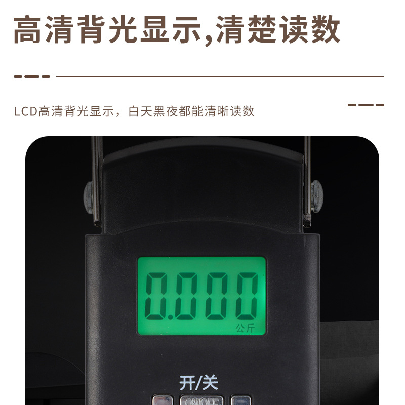 Portable Scale Electronic Scale High Precision 50kg Small Portable Mini Luggage Scale Hand Buy Food Weighing Spring Scale