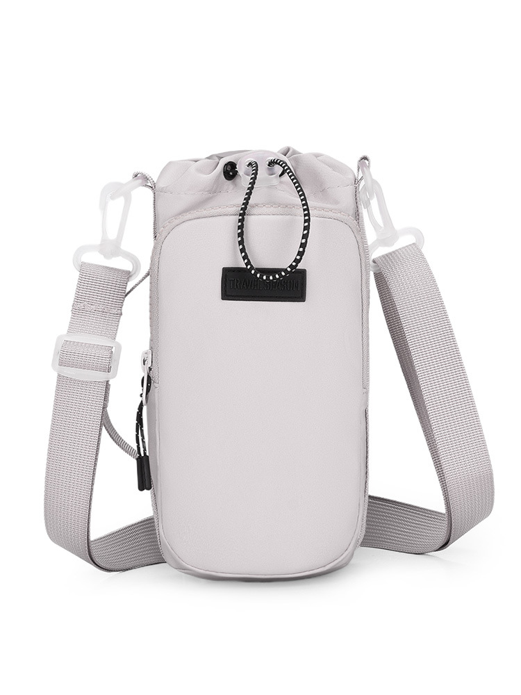Cross-Border Outdoor Water Cup Insulation Bag Waterproof Portable Insulation Cup Cover Travel Water Cup Drawstring Pocket Mobile Phone Storage Bag
