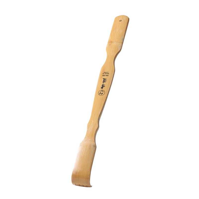 Bamboo Back Scratcher, No Need to Scratch Your Back, Solid Wood Multi-Functional Back Scratcher, Full Body Back Massage