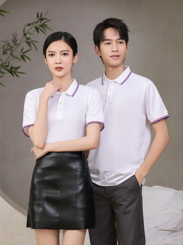 CH678 Hangfan Side Lel Summer Short-sleeved T-shirt Corporate Advertising Polo Shirt Print logo Work Clothes