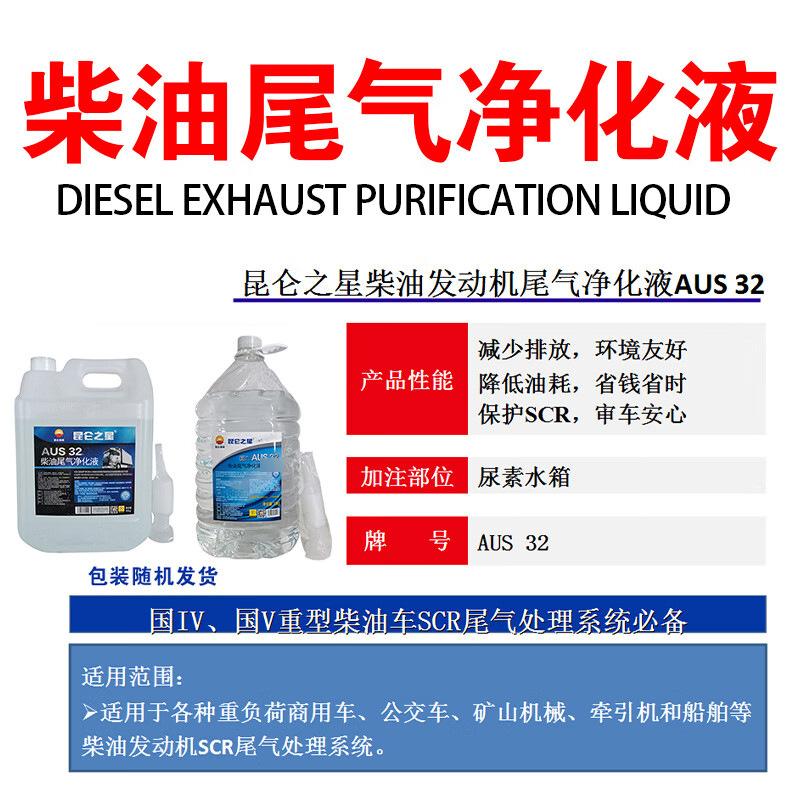 Urea Original Kunlun Star National Fifth National Six Aus 32 Diesel Exhaust Purifying Liquid (Kuka Cool Youte) New
