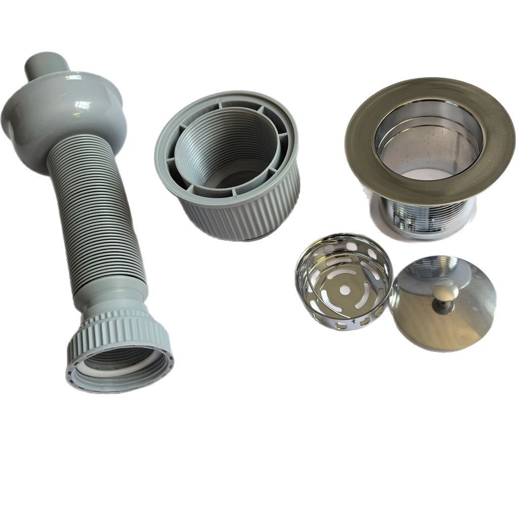 Manufacturer Wholesale High-End Mop Pool Drainer Ceramic Sink High-End Electroplated Drainer Mop Pool Drainer