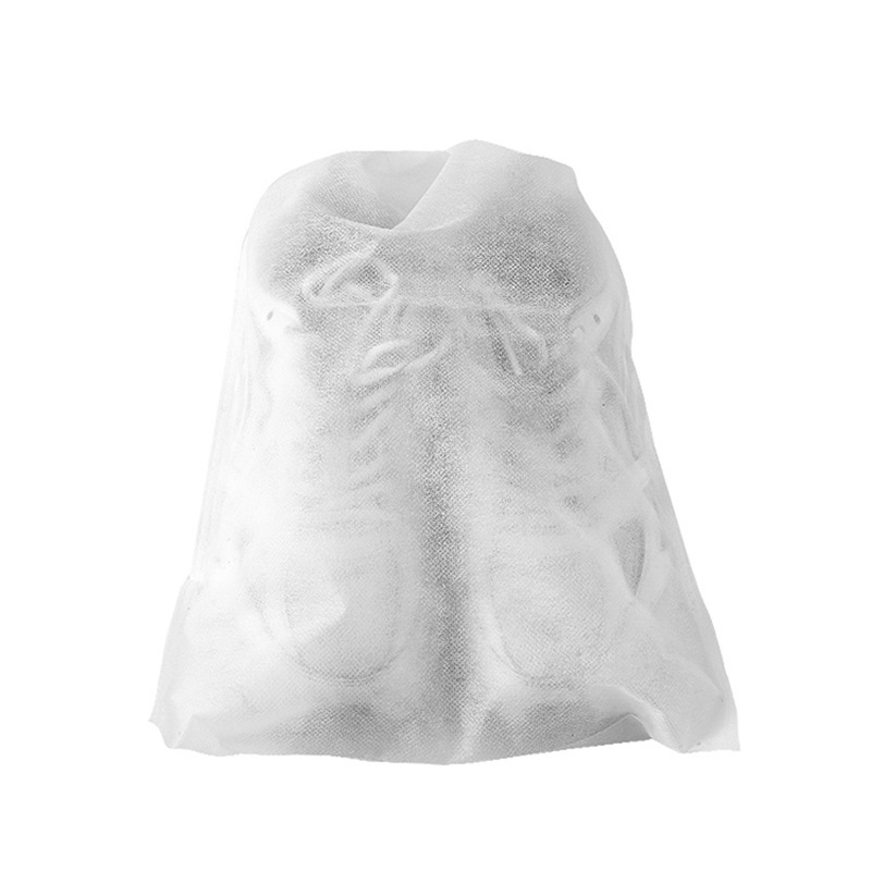 Shoe Drying Anti-Yellowing Bag Non-Woven Small White Shoe Dust-Proof Shoe Drying Bag Travel Shoe Cover Shoe Drawstring Storage Bag