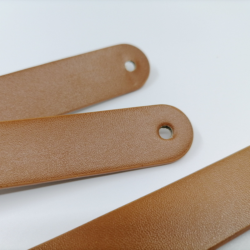 Gift Box Handle with Acoustic Double-Sided PU Portable Oil Edge Hand-in-Hand Folded Edge Stitching Leather Handle Leather Strip Portable