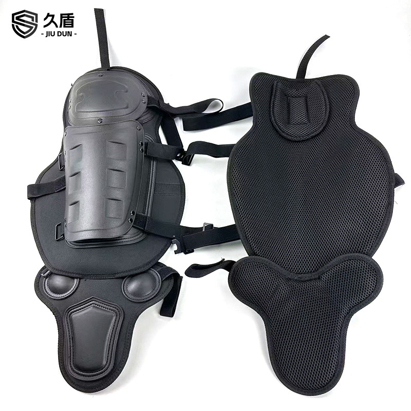 Anti-Riot Armor, Armor, Leggings, Elbow Pads, Black Flame-Retardant Explosion-Proof Armor, Anti-Knife and Stab-Proof Tactical Riot Suit