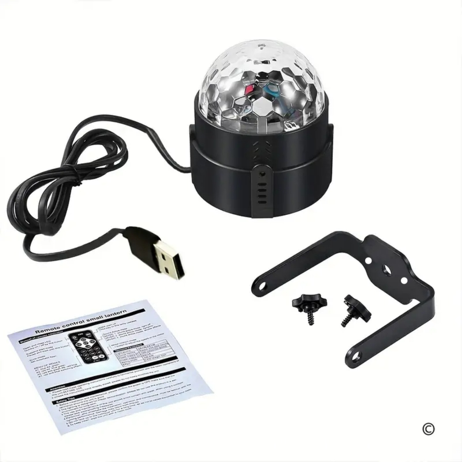 Amazon Special Mu Tk Xiyin Cross-Border Popular Mini Projection Ktv Colorful Atmosphere Rotating Lamp Bedroom Camping Style