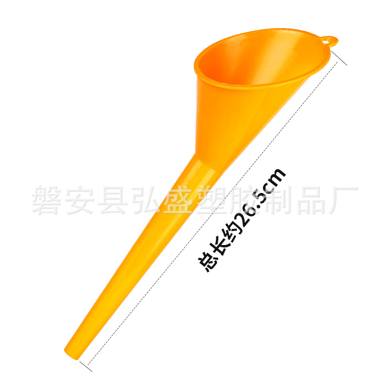 Factory Direct supply car motorcycle plastic fuel funnel small size armrest-free long mouth funnel oil funnel small size