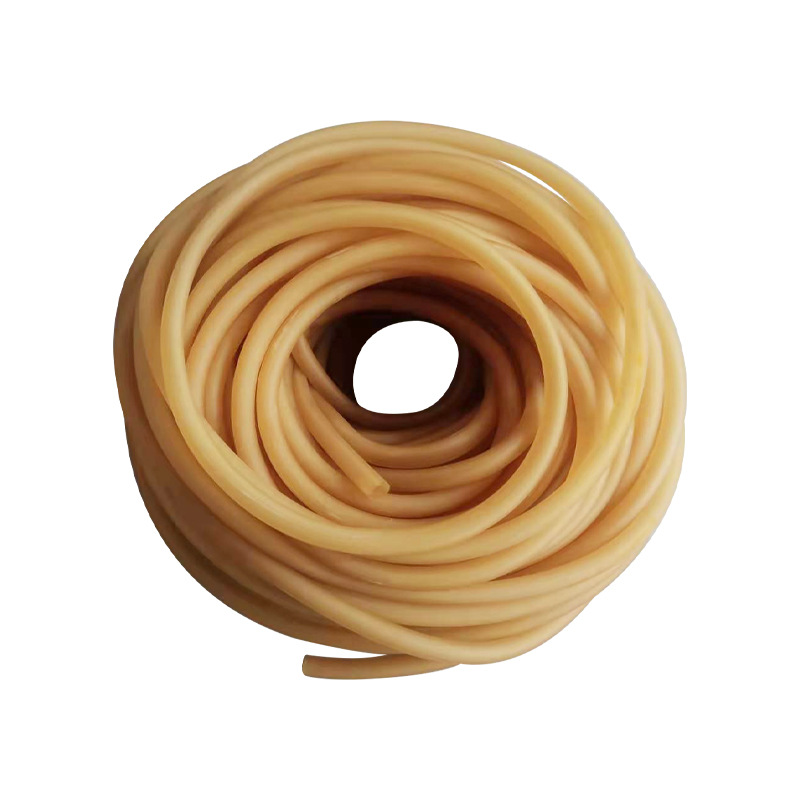 Yellow Latex Tube Tie 6*9 Manufacturer Wholesale Chemical Experiment Equipment High Elastic Hollow Hose Rubber Band 5*7