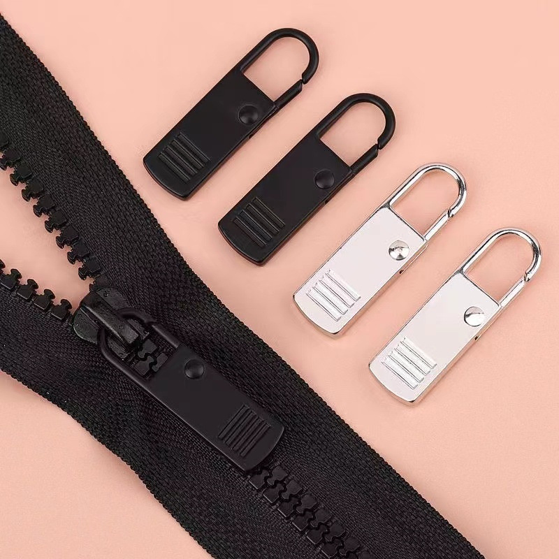 Box zipper accessories zipper head universal zipper piece pendant decorative backpack zipper detachable zipper head pull head